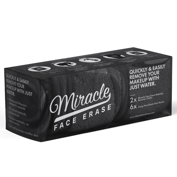 Miracle 2 Pack Black Microfiber Makeup Remover - Picture 8 of 8